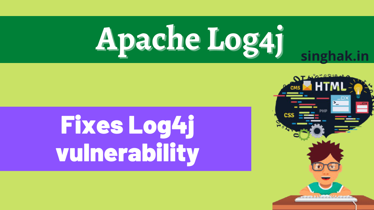 Read more about the article How to fix Apache Log4j vulnerability | Fixes Log4j vulnerability without updating Log4j